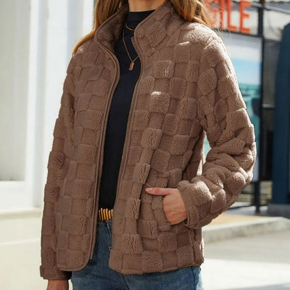 Chaqueta Rhian | Chaqueta corta de forro polar supersuave