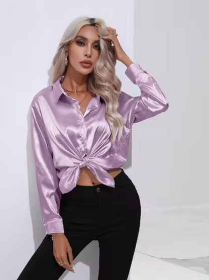 Eline | Blusa de lujo de manga larga