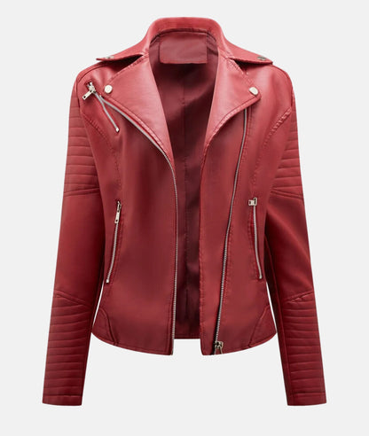Isabelle - Chaqueta de cuero para mujer