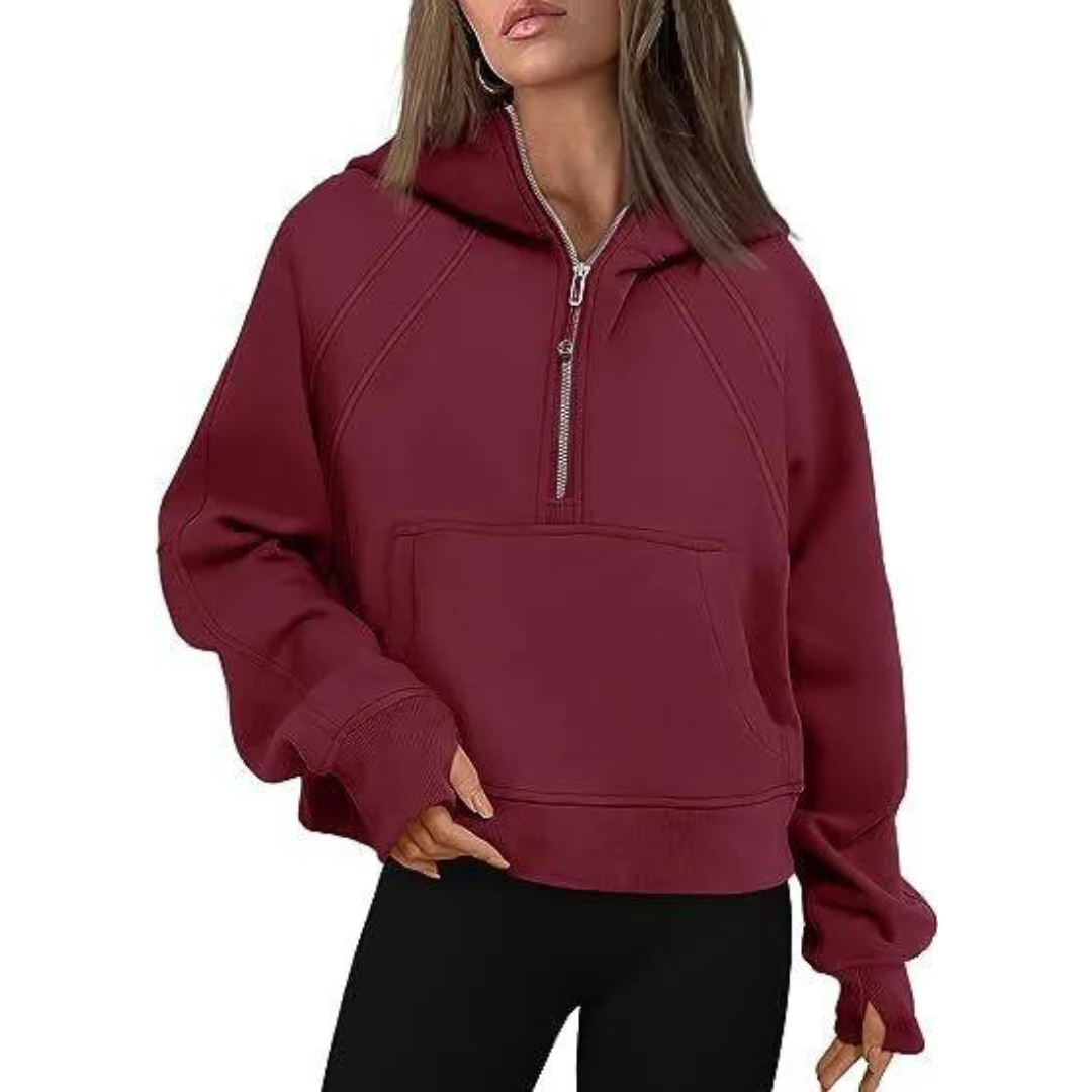 Nala™ | Jersey de mujer con media cremallera
