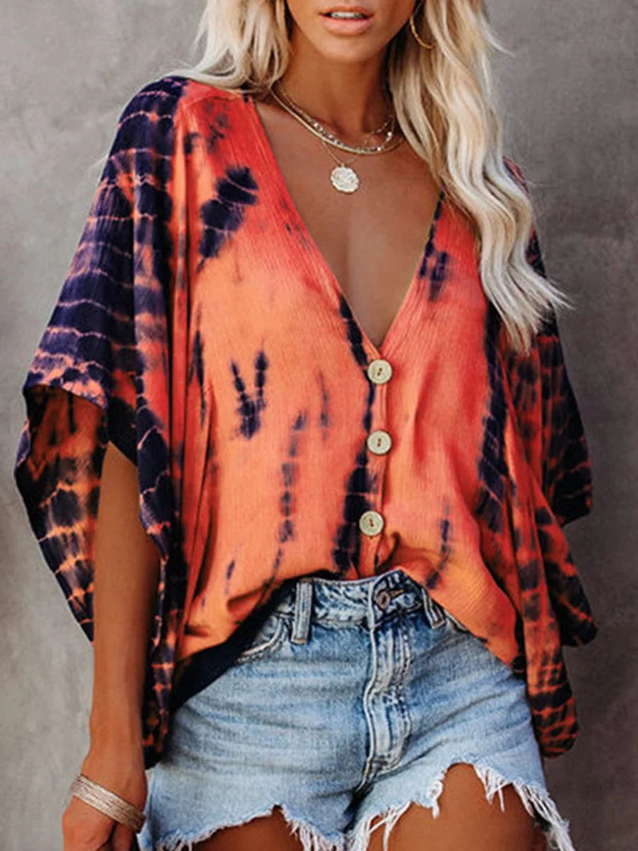 Rinnie | Blusa elegante y holgada para primavera/verano