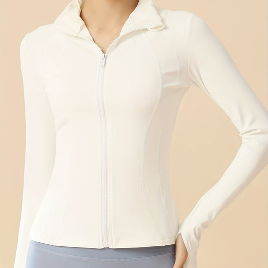Eva | Chaqueta deportiva con tejido transpirable y cuello alto