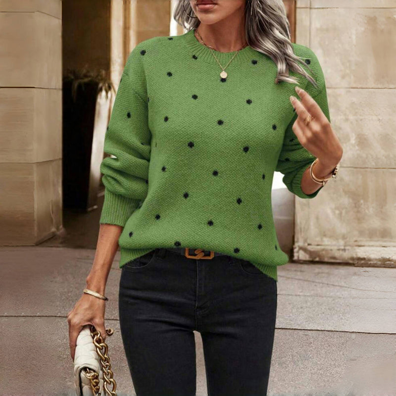 Damski Sweter Casual Dzianinowy