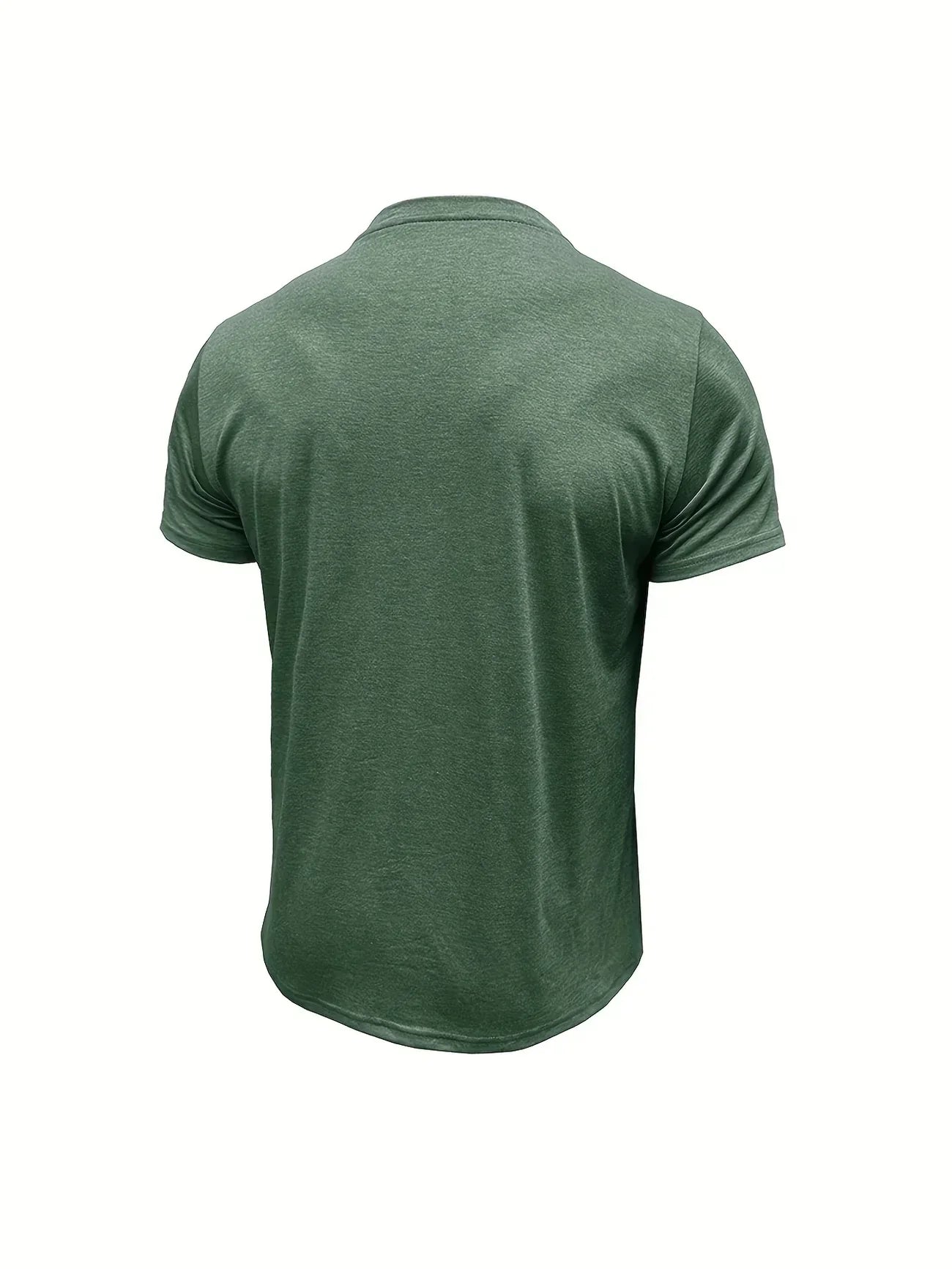 Męska Koszulka Henley Guzikami