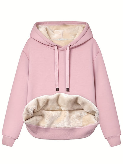 Sudadera con capucha Elisa | Fleece Pullover para mujer Perfecta para días informales