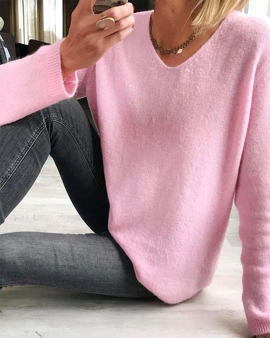 Jacobs | Jersey liso sencillo de manga larga
