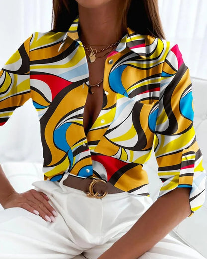 Sofie Blouse | Blusa elegante con estampado