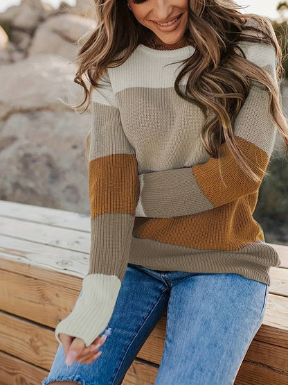 Riza - Elegante y cómodo jersey de rayas para mujer