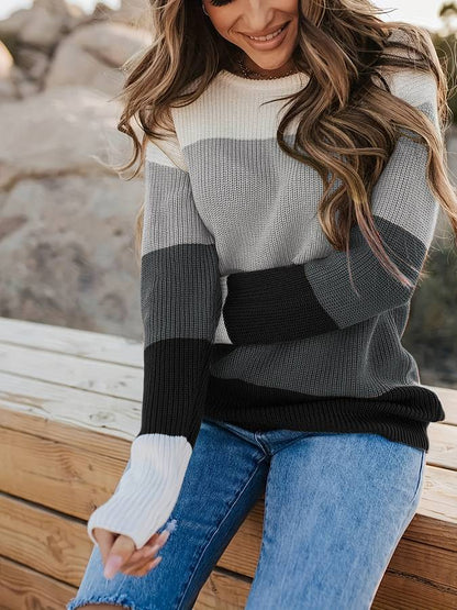 Riza - Elegante y cómodo jersey de rayas para mujer