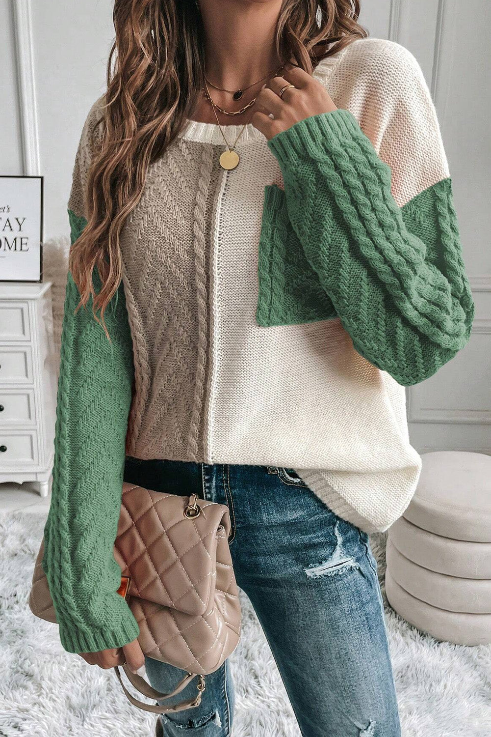Rosalie - moderno jersey de punto suave