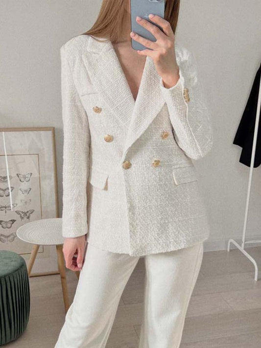 Blazer cruzado de mujer