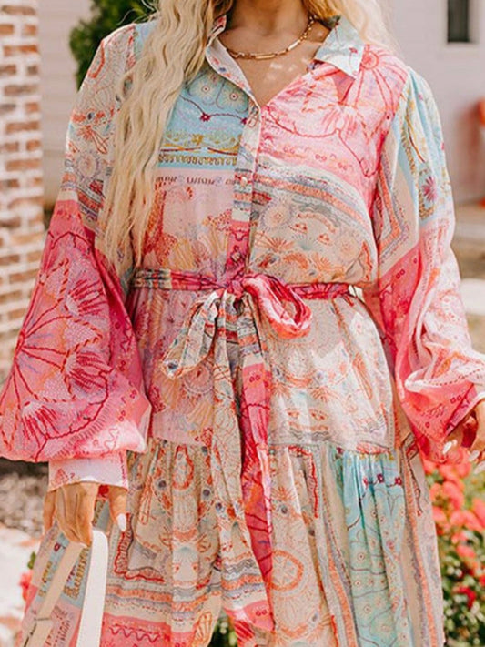 Vestido Boho Patches