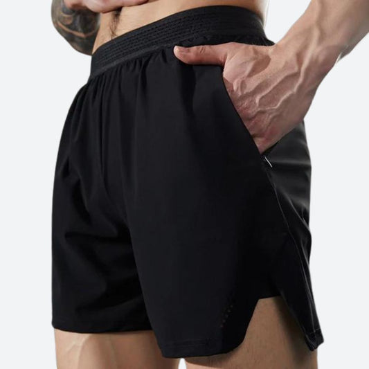 Pantalones cortos de deporte de 2 piezas para hombre - Adriaan