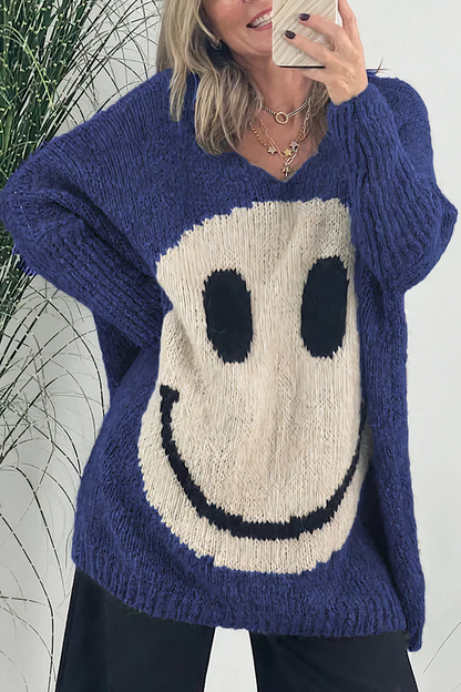 Isla - Jersey Smiley para mujer