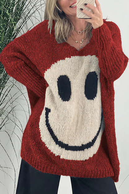 Isla - Jersey Smiley para mujer