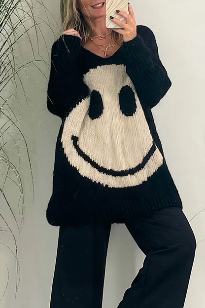 Isla - Jersey Smiley para mujer
