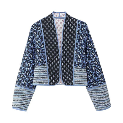 Chaqueta patchwork vintage para mujer | Alisha