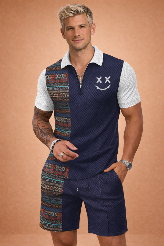Męski Komplet Polo Casual