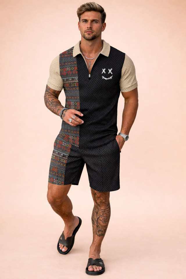Męski Komplet Polo Casual