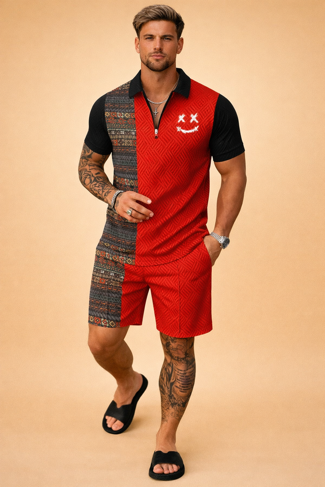 Męski Komplet Polo Casual
