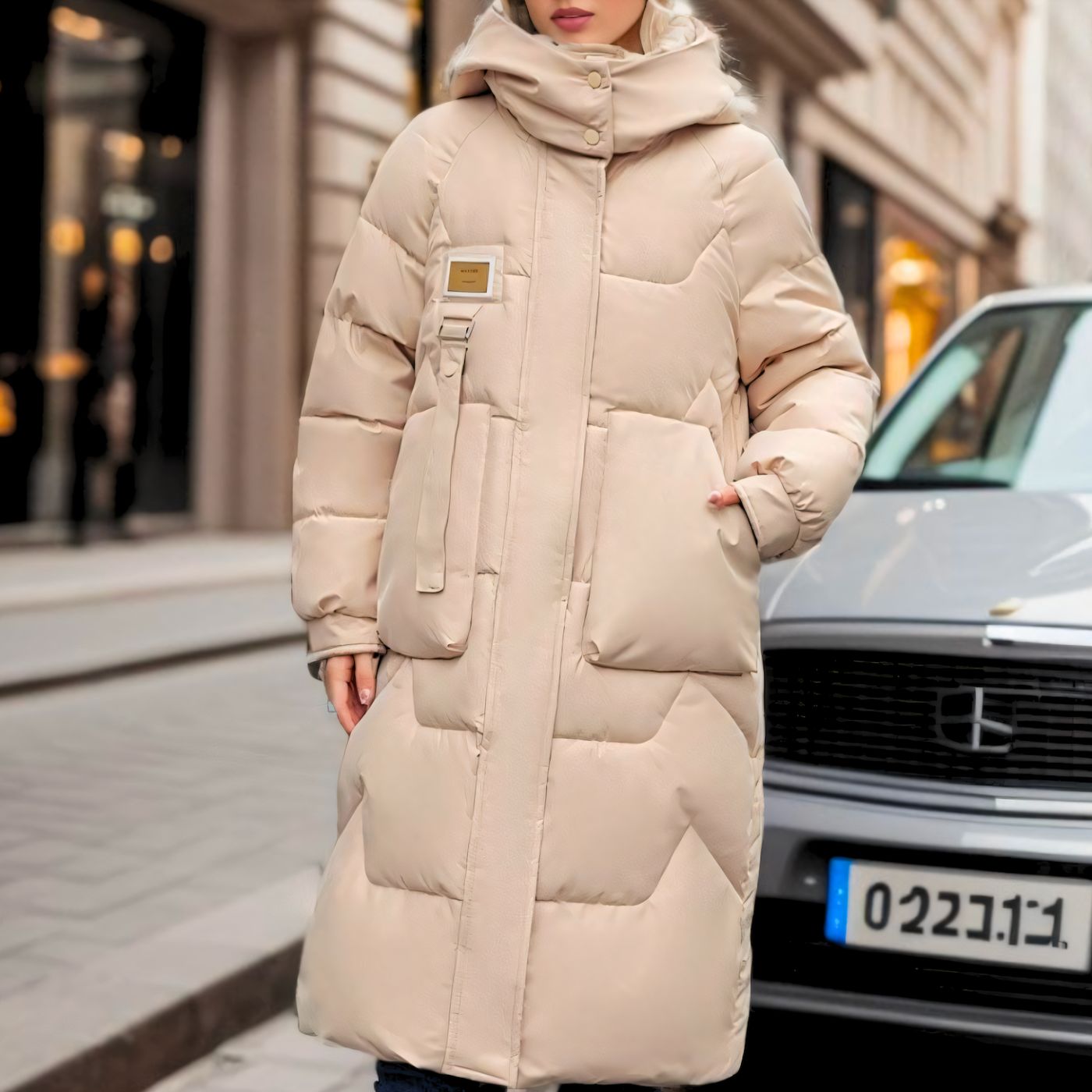Parka larga de invierno para mujer | Axella