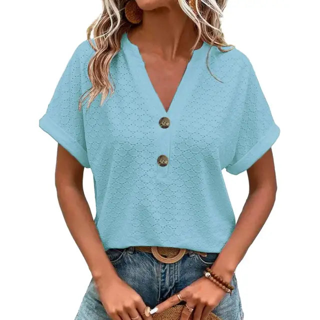 Top de mujer con cuello en V