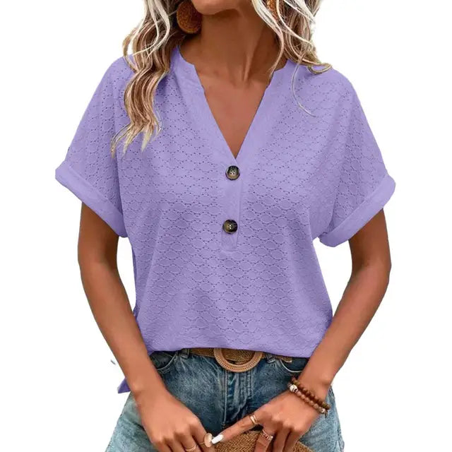 Top de mujer con cuello en V