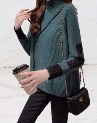 Normie - Moderno jersey de cuello alto para mujer