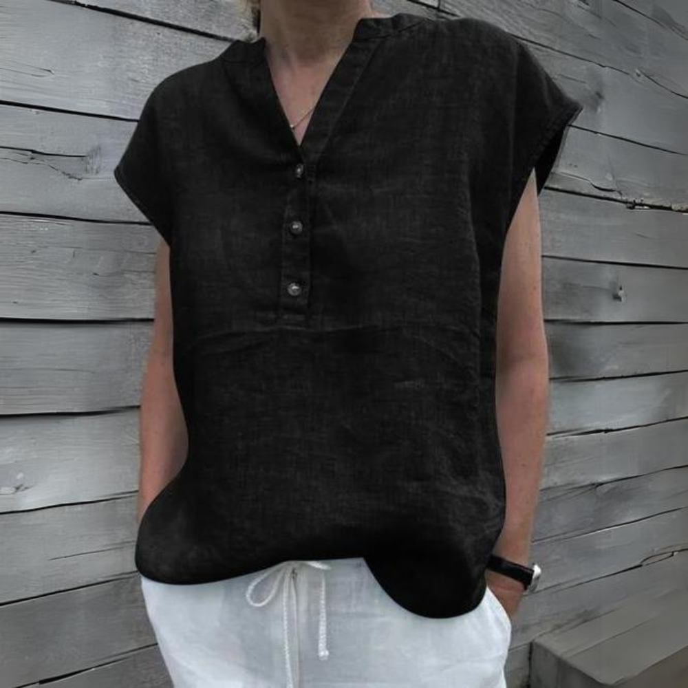 Alisa | Elegante top de lino