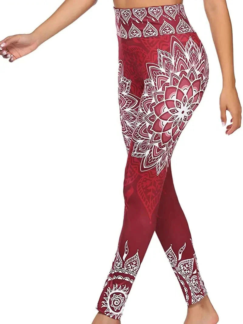 Leggings de mujer con estampado floral