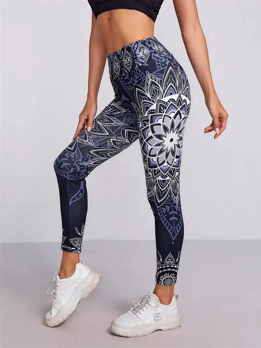 Leggings de mujer con estampado floral