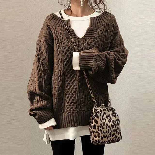 Un elegante jersey de textura suave para un look sofisticado