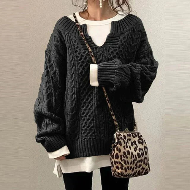 Un elegante jersey de textura suave para un look sofisticado