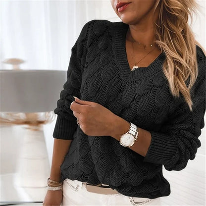Alliana - Jersey de manga larga para mujer
