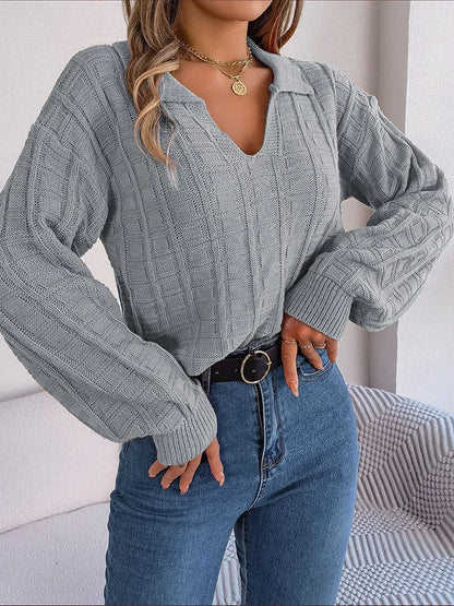 Sophia - Jersey casual de punto para mujer