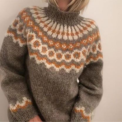 Jersey grueso y acogedor de cuello alto | Ava