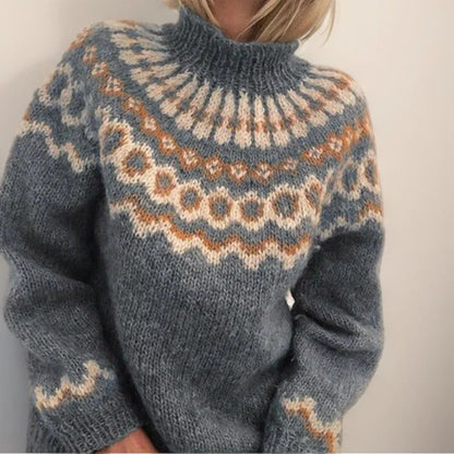 Jersey grueso y acogedor de cuello alto | Ava