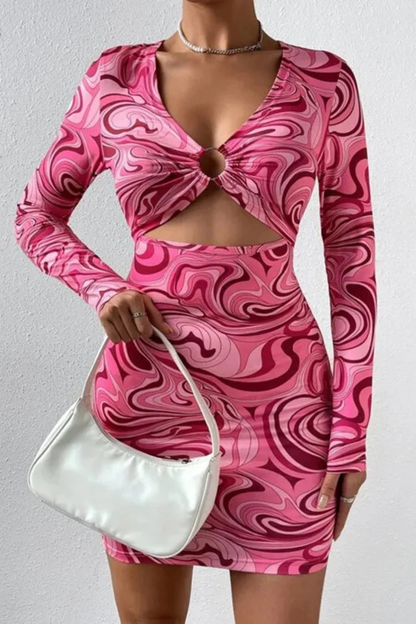 Aven | Casual Hollow Out Slim Fit Hip vestido