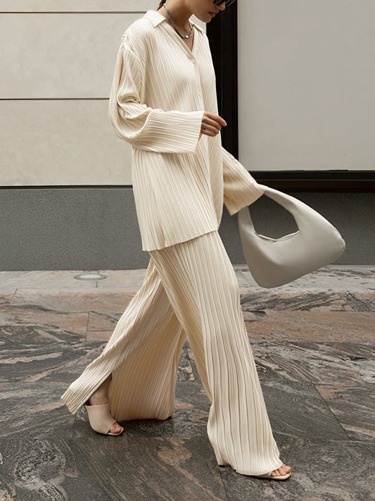 Oversized Leisure Set/Outfit | Pleat Pockets 2|Piece