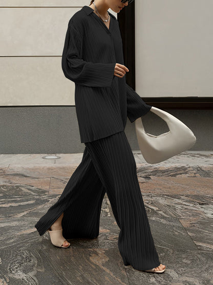 Oversized Leisure Set/Outfit | Pleat Pockets 2|Piece