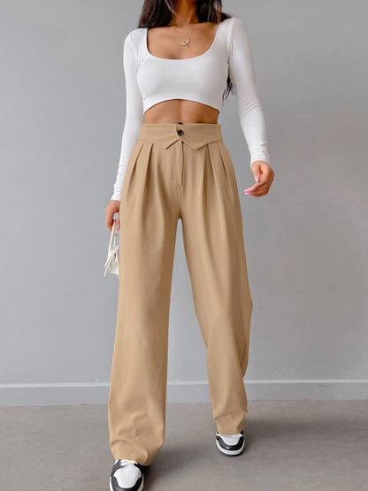 Krishna - Pantalones lisos de moda para mujer
