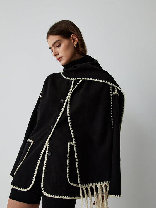 Ribete de contraste | Jack/Jersey con bufanda