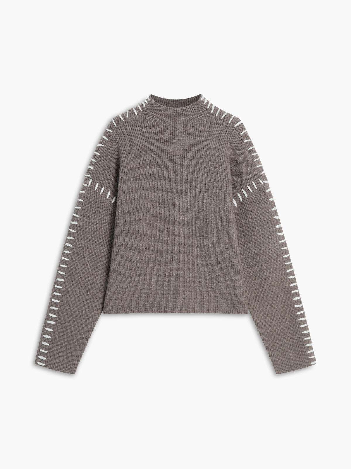 Roswitha | Jersey de corte ancho y cuello alto