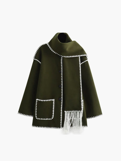 Ribete de contraste | Jack/Jersey con bufanda