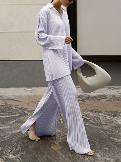 Oversized Leisure Set/Outfit | Pleat Pockets 2|Piece