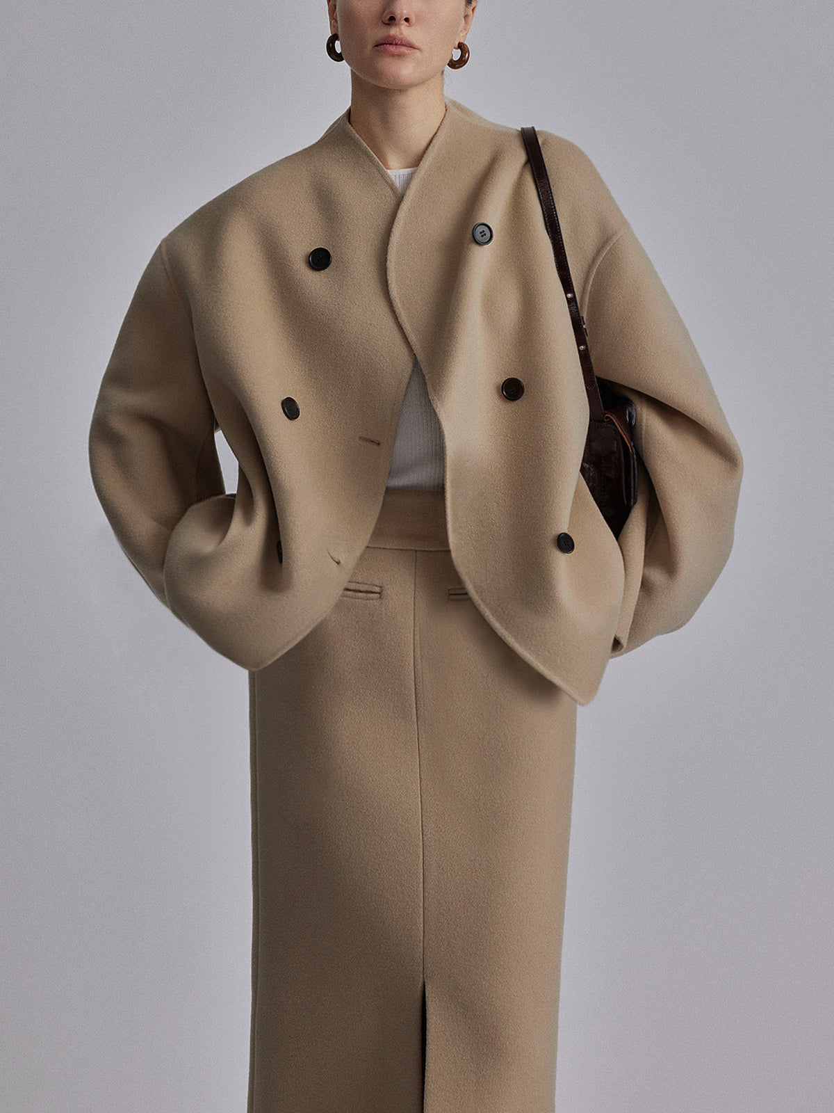 Chaqueta abotonada oversize