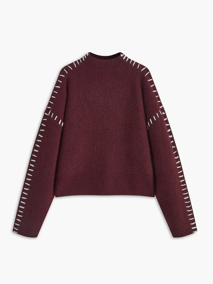 Shift The Focus | Jersey oversize de cuello alto para mujer