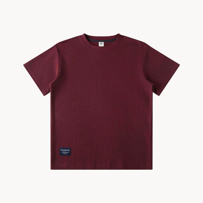 Camiseta de punto de algodón Kai | Heavy Waffle Knitted Cotton T-shirt
