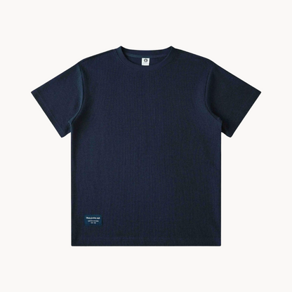 Camiseta de punto de algodón Kai | Heavy Waffle Knitted Cotton T-shirt