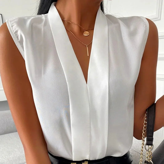 Blusa Santorini en mouwloze